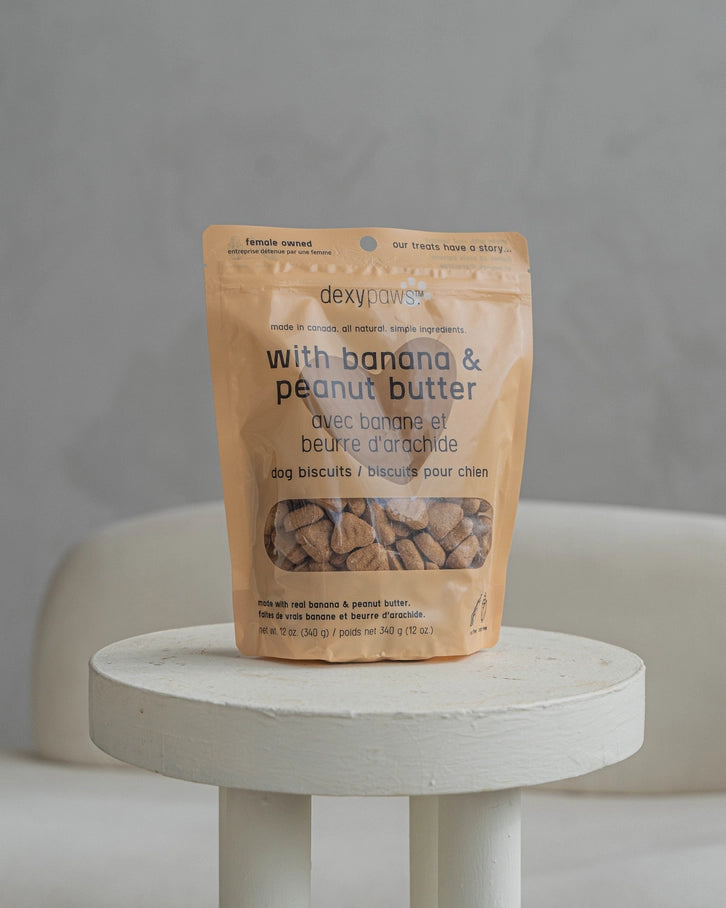 Banana & Peanut Butter Dog Treats